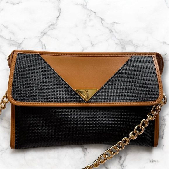 YSL Yves Saint Laurent Clutch Crossbody Bag ✨ - Picture 4 of 15